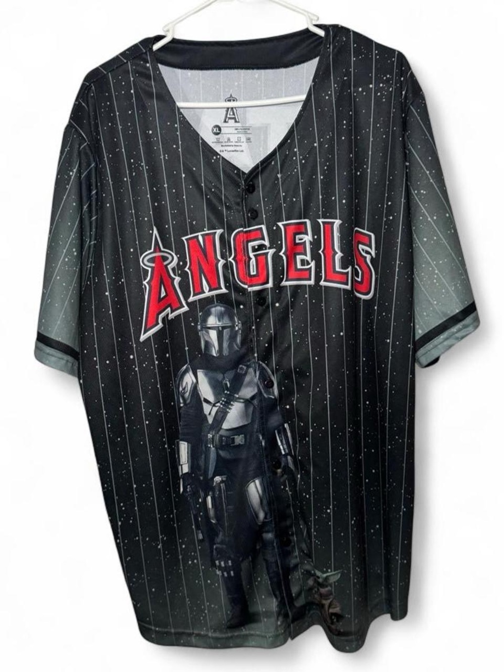 LA Angels x Star Wars Grogu/Mandalorian Promotional Jersey SGA 2026